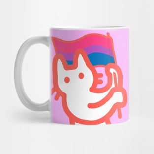 owie waving the bisexual flag Mug